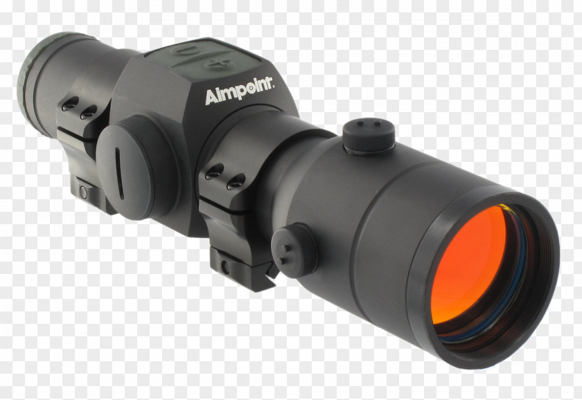 Sights Aimpoint AB Red Dot Sight Hunting CompM4 Reflector PNG
