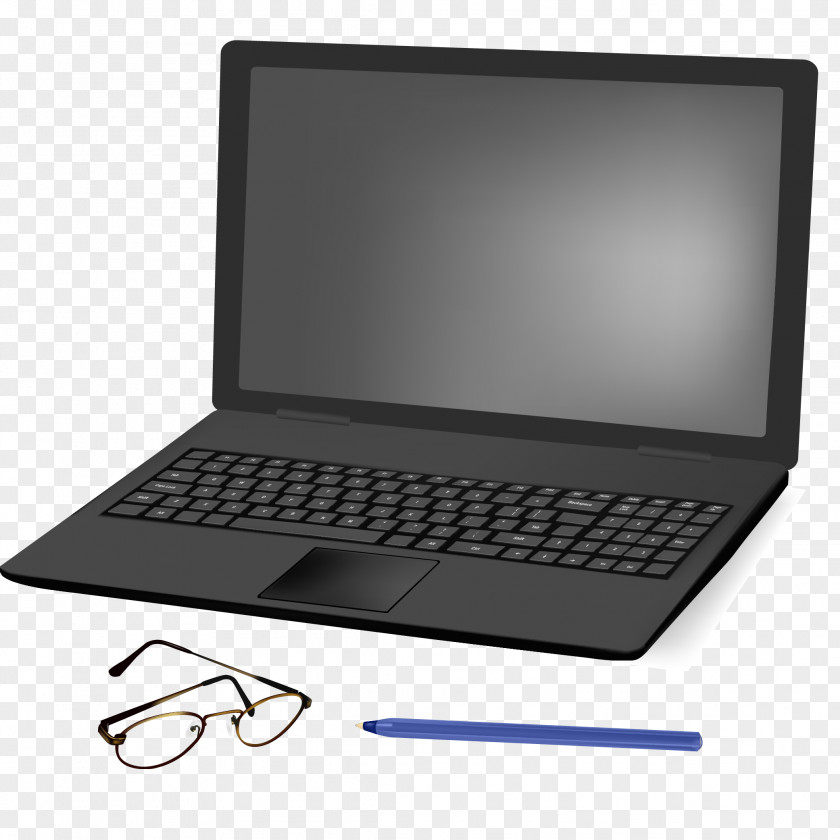 Vector Laptop Netbook Personal Computer PNG