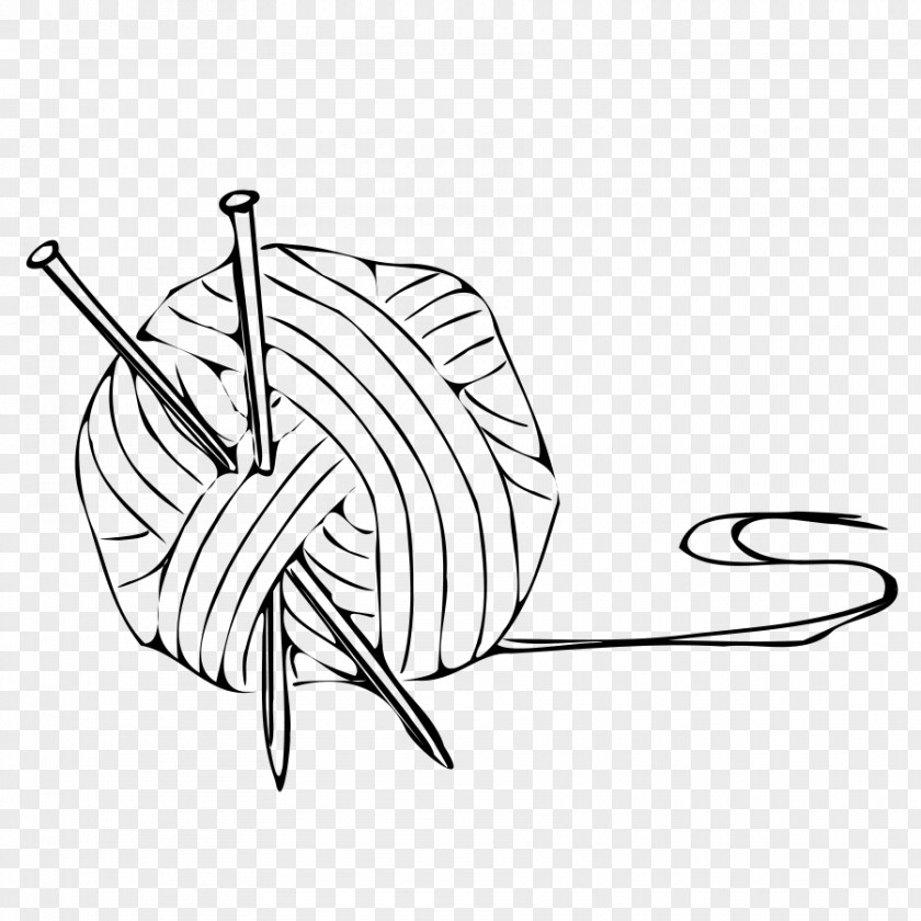 Yarn Wool Knitting Clip Art PNG