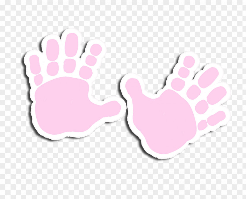 Baby Shower Clip Art Thumb Product Pink M Animal PNG