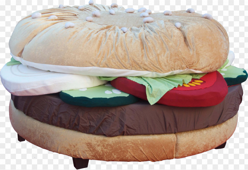 Bed Hamburger Cheeseburger Table Bean Bag Chair PNG