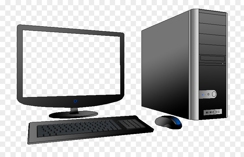 Busy Computer Cliparts Desktop Personal Monitor Clip Art PNG