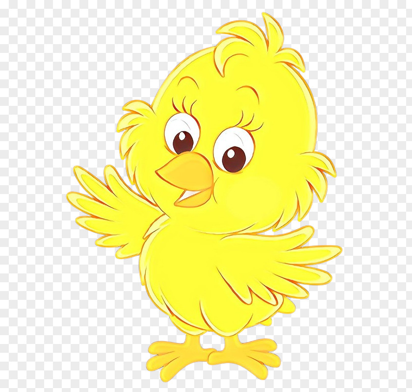 Cartoon Yellow Bird Beak PNG