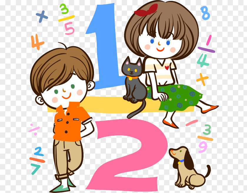 Creative Child Mathematics Mathematical Notation Illustration PNG