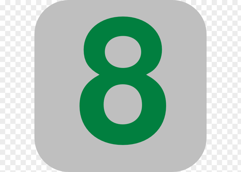 Number 8 Hd Icon Clip Art PNG