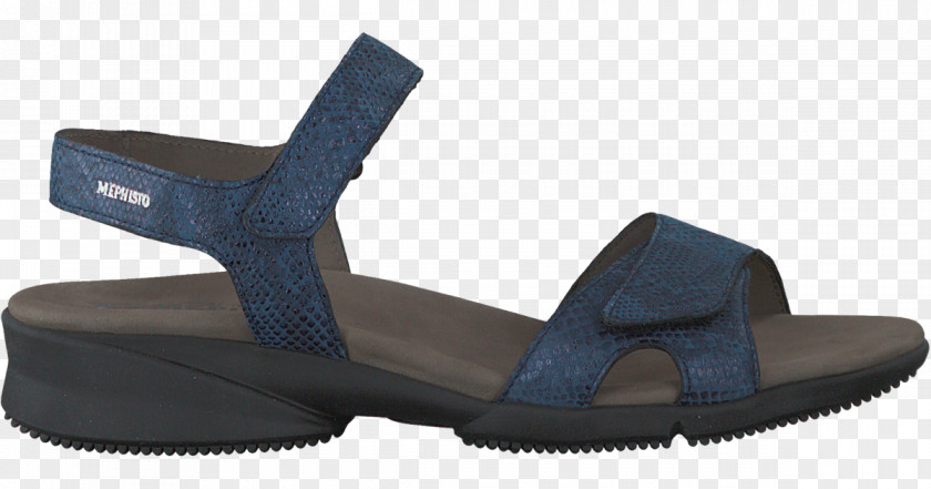 Sandal Blue Shoe Slide Leather PNG
