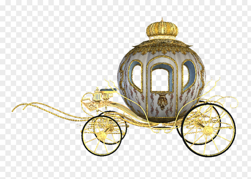 1980 Carriage Fairy Tale Pumpkin Clip Art PNG