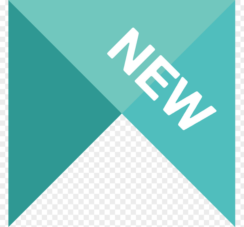 Azure Teal New Tag Arrival PNG