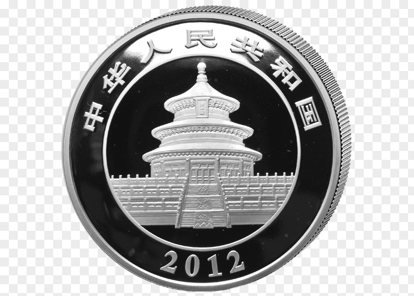 Five Yuan Coupon Giant Panda Chinese Silver Gold Bullion Coin PNG