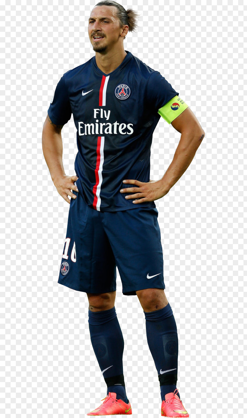 Football Zlatan Ibrahimović Paris Saint-Germain F.C. Manchester United Player Jersey PNG