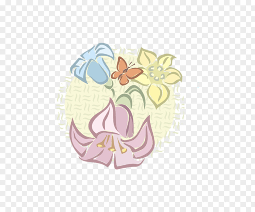Hand-painted Lily Award Lilium Flower Pattern PNG