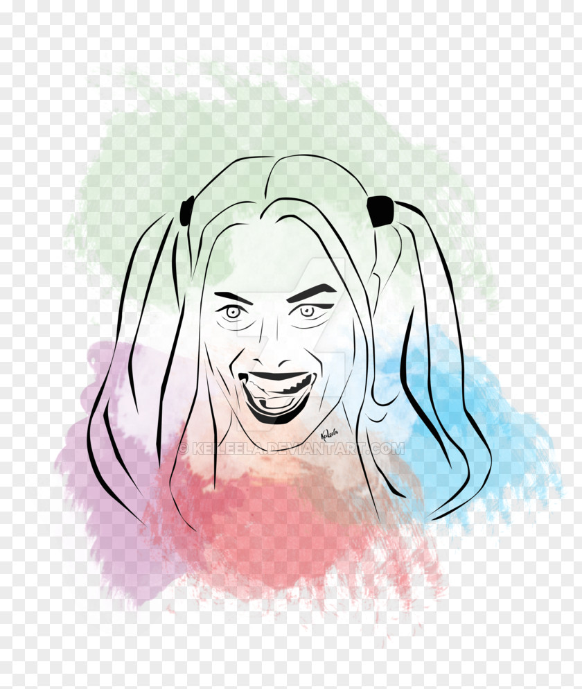Harley Quinn Joker Drawing PNG