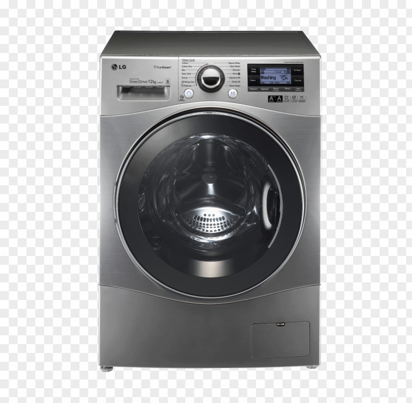 Washing Machines LG Electronics G4 12KG Front Load Machine Clothes Dryer PNG