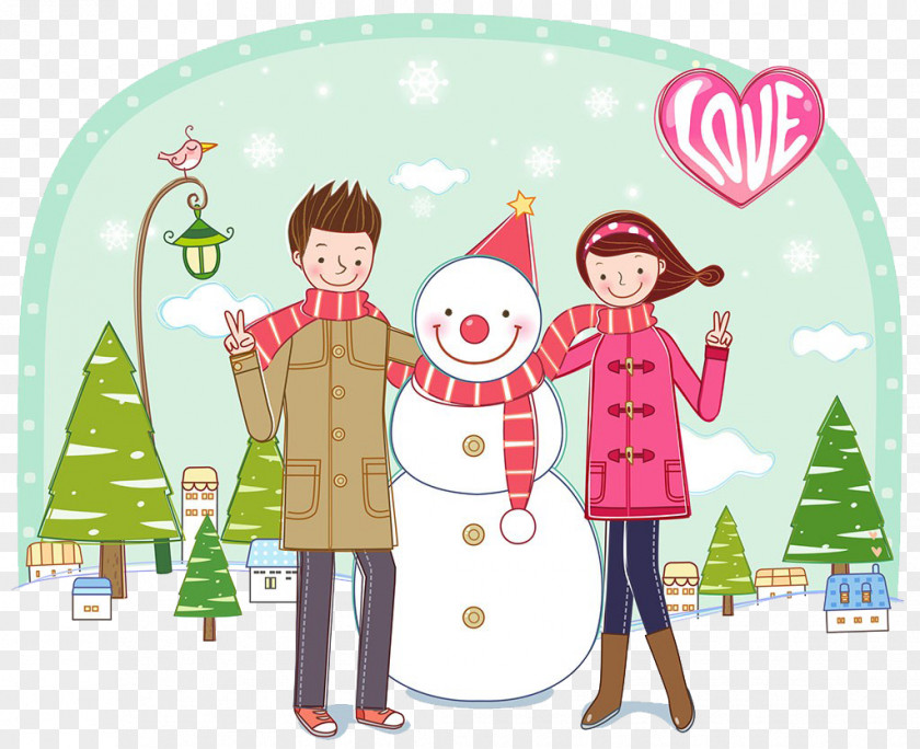 Happy Snowman Royalty-free Illustration PNG