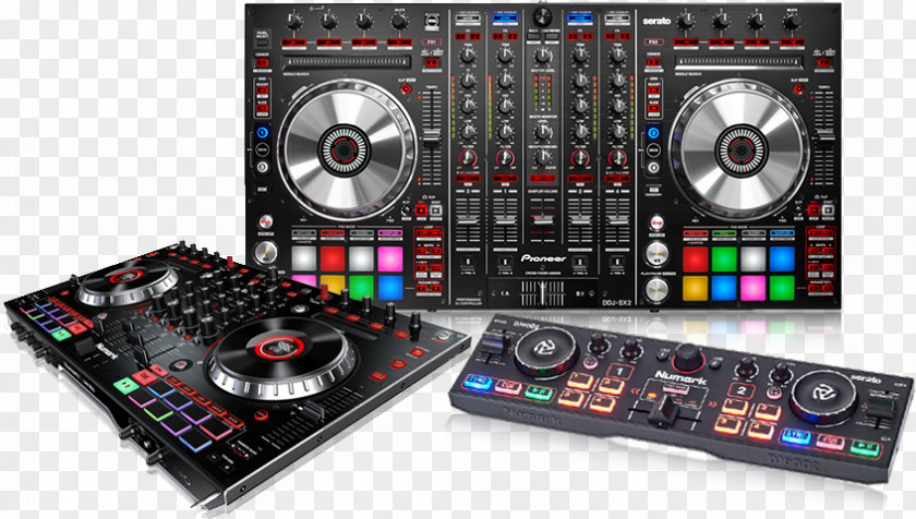 Midi Controllers DJ Controller Pioneer DDJ-SX2 Disc Jockey Audio Mixers PNG