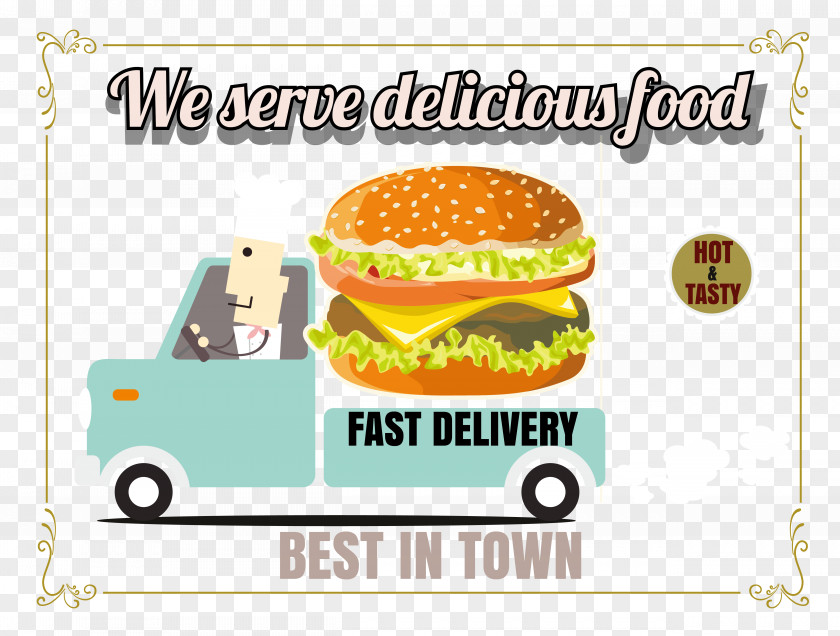 People Vector Takeout Take-out Hamburger Fast Food Delivery PNG