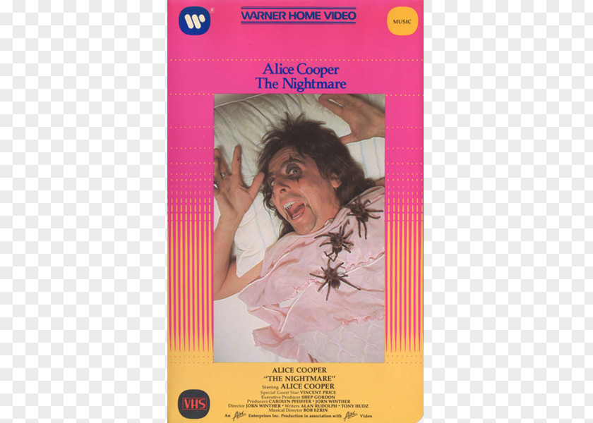 Alice Cooper Jason Voorhees Welcome To My Nightmare Vincent Price VHS DVD PNG