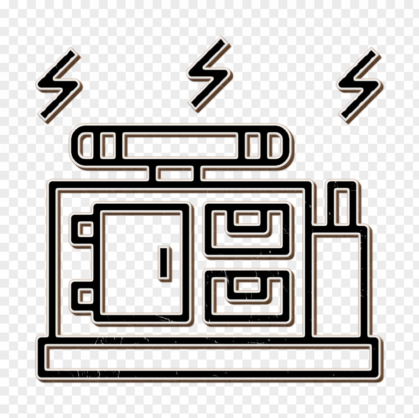 Electric Generator Icon Sustainable Energy PNG