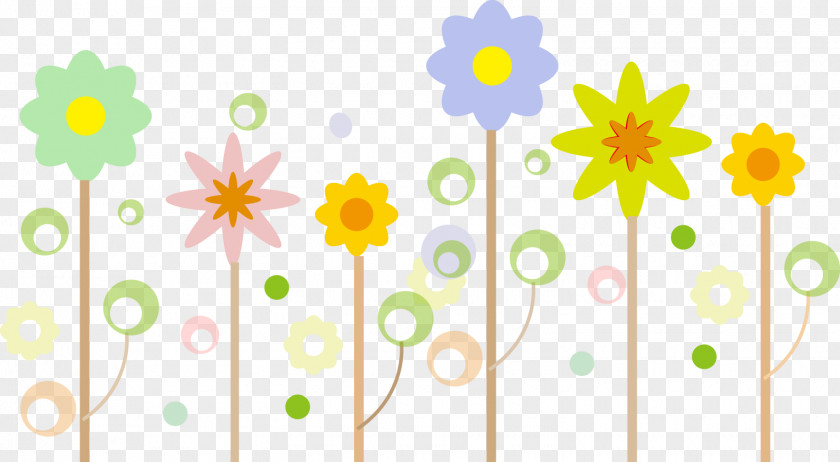 Flower Line Clip Art PNG