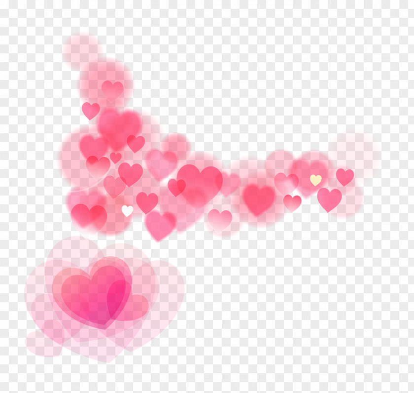 Pink Heart Euclidean Vector PNG
