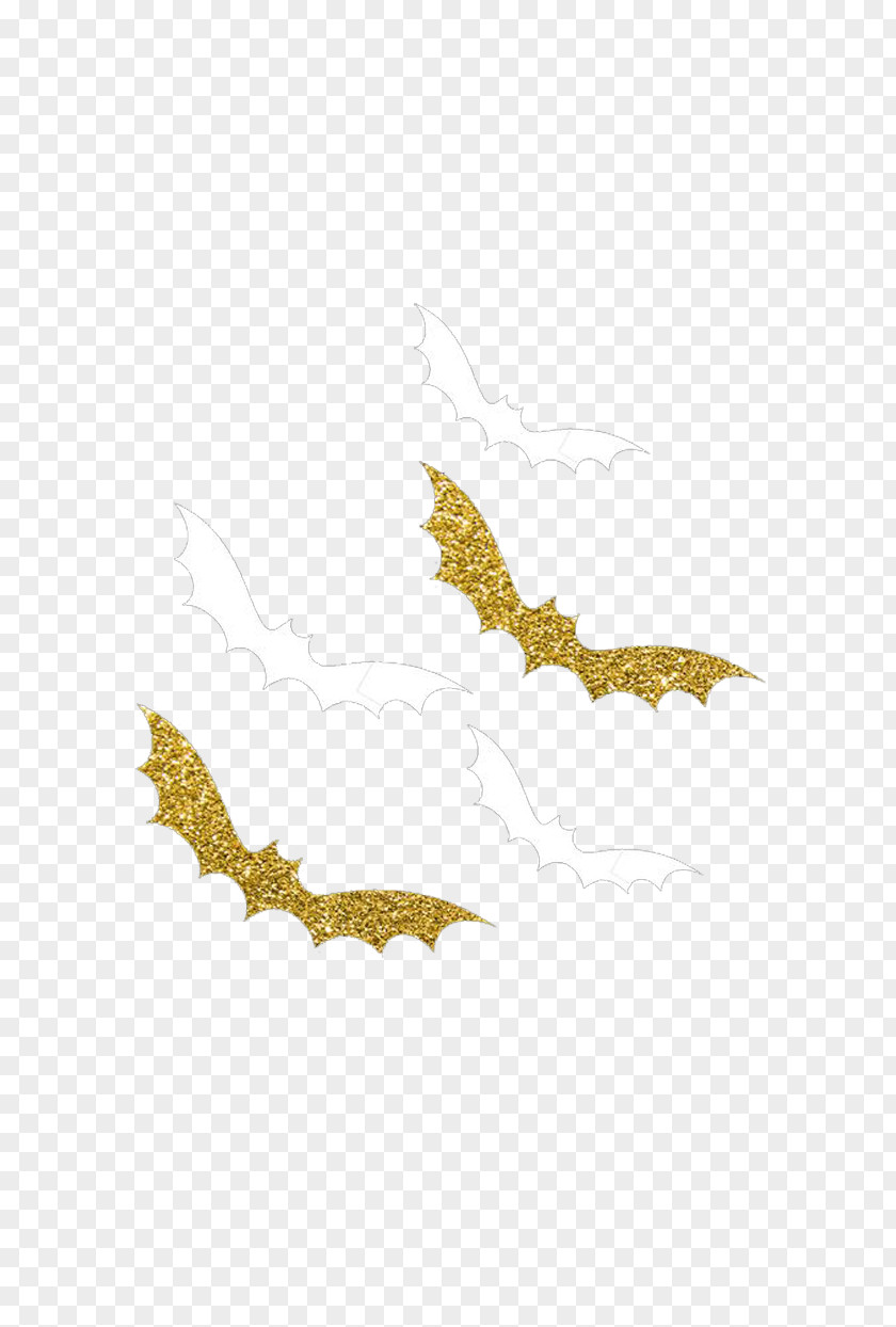 White With Gold Bat Wing Flight Icon PNG