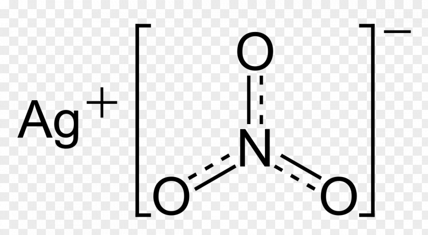 Silver Nitrate Lewis Structure Symbol PNG