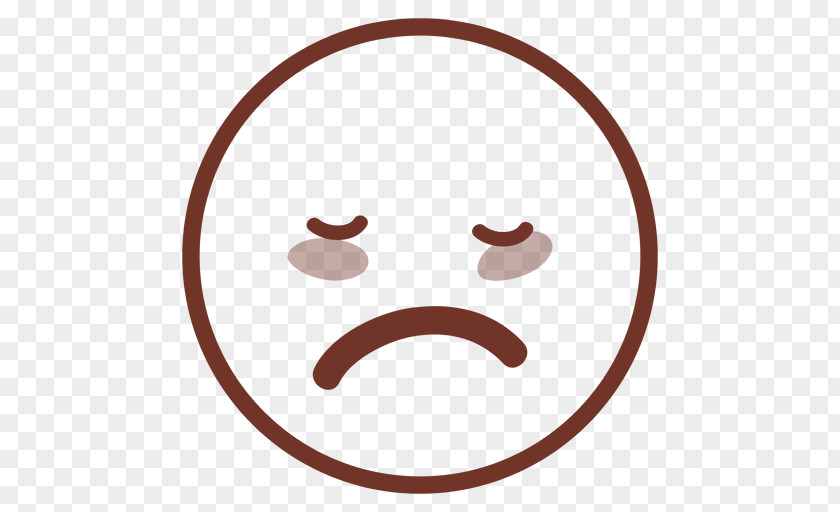 Sleepy Emoticon Smiley Sadness Facial Expression PNG