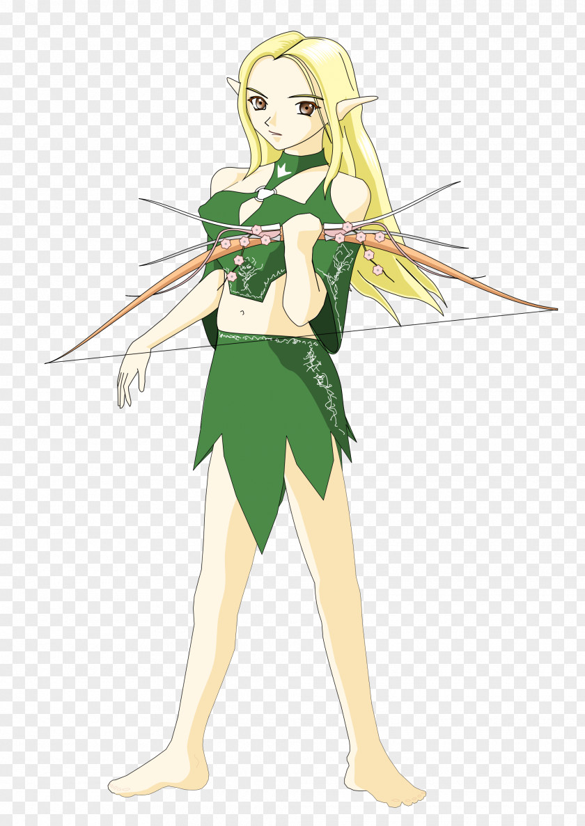 Elf Archery Clip Art PNG