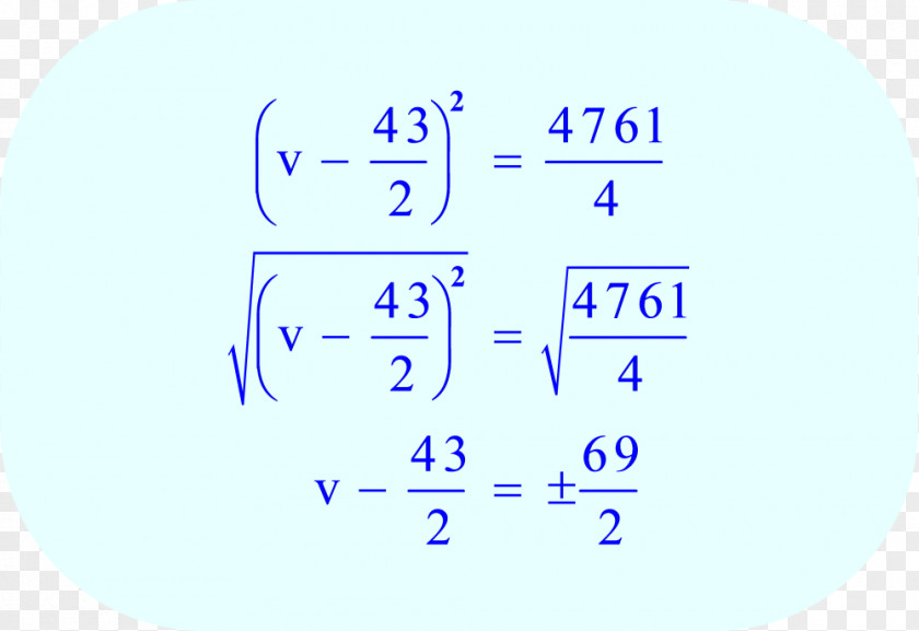 Handwritten Mathematical Problem Solving Equations Number Quadratic Equation Function Square Root PNG