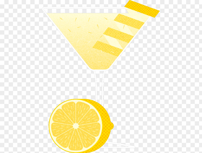 Lemon Drop Orange Drink Citric Acid Line PNG