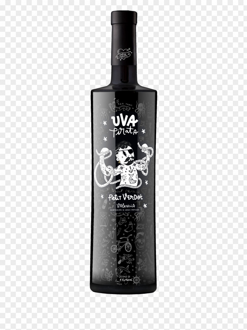 Wine Petit Verdot Red Valencia DO Mataro PNG