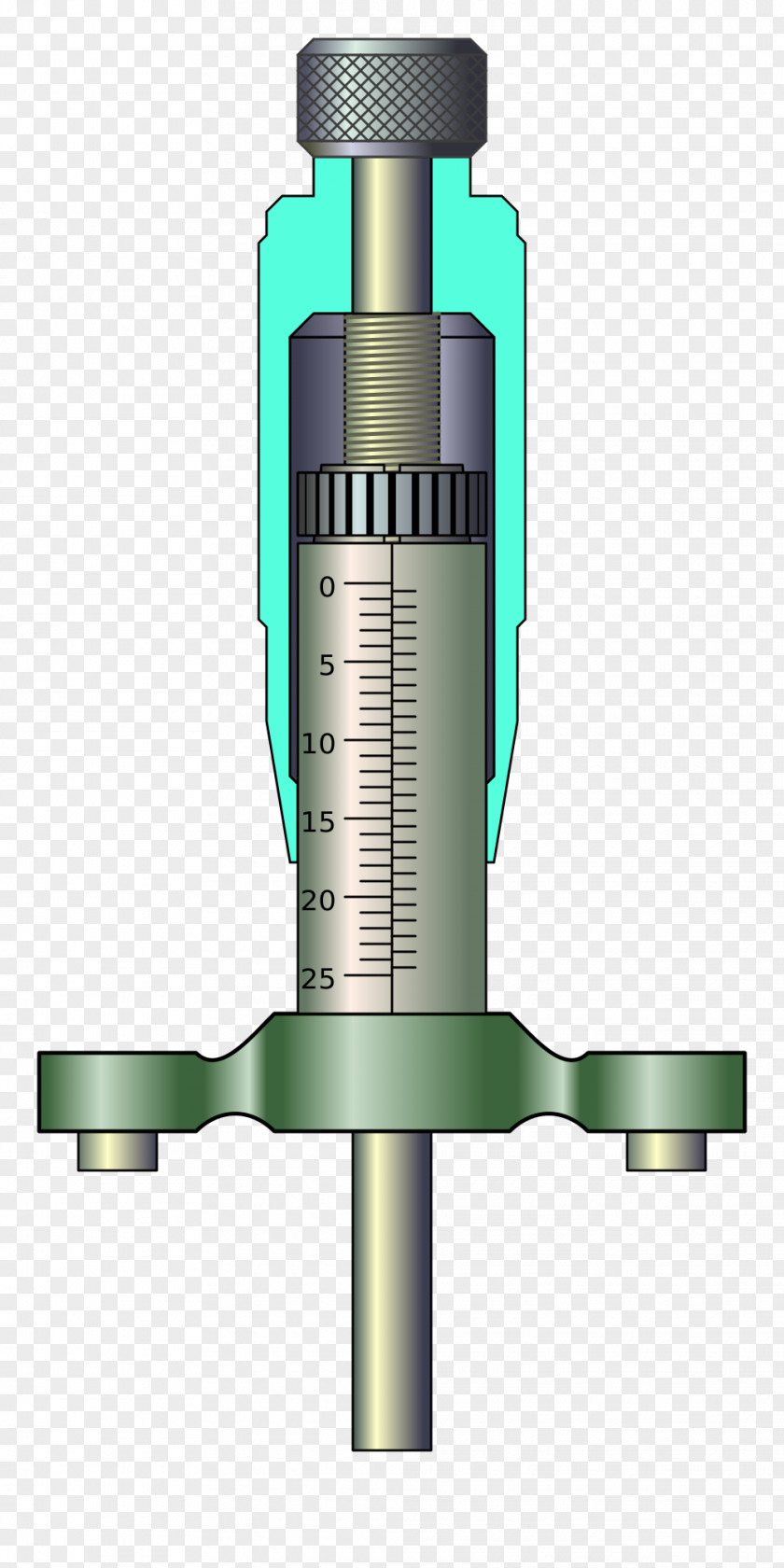 35% Micrometer Screw Measurement Threading Measuring Instrument PNG