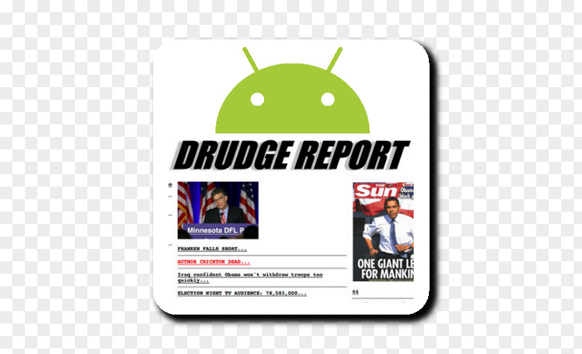 Android Drudge Report SPIN HIT PNG