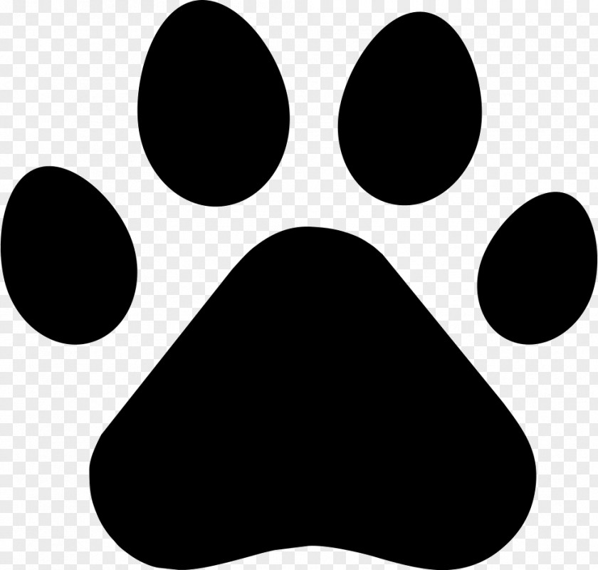 Dog Paw Silhouette Clip Art PNG