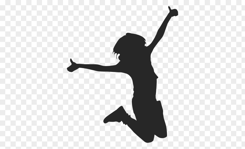 Jump Silhouette Jumping PNG