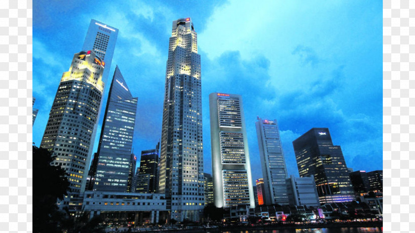 Singapore Skyline Economy Of Finance Money PNG