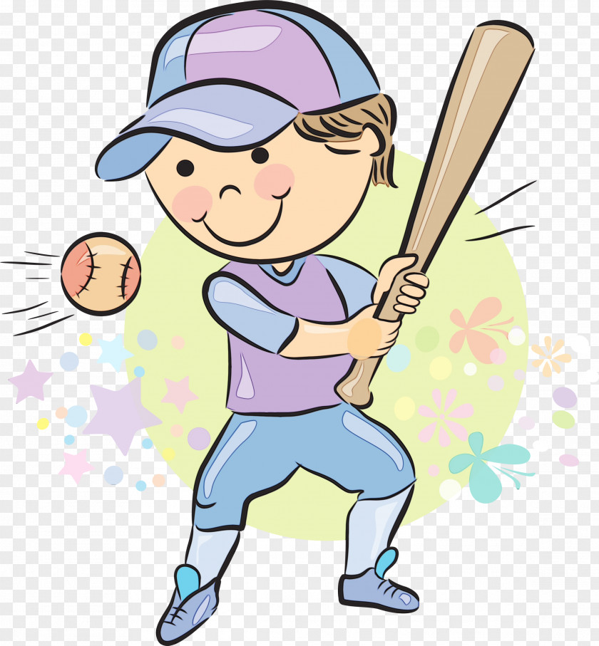 Softball Baseball Uniform Boy Cartoon PNG