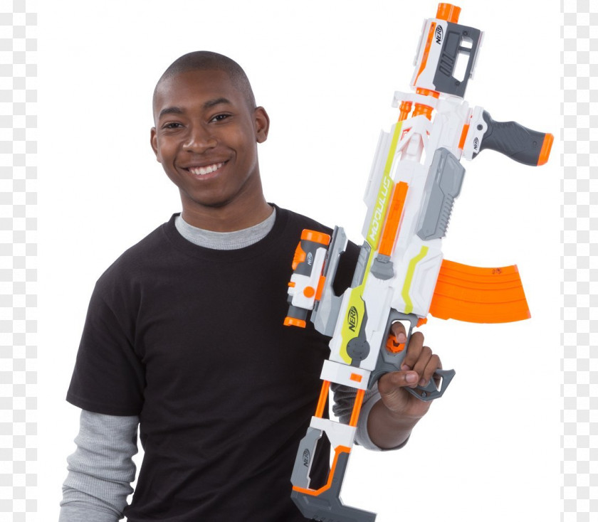 Toy Nerf N-Strike Elite NERF Modulus ECS-10 Blaster PNG