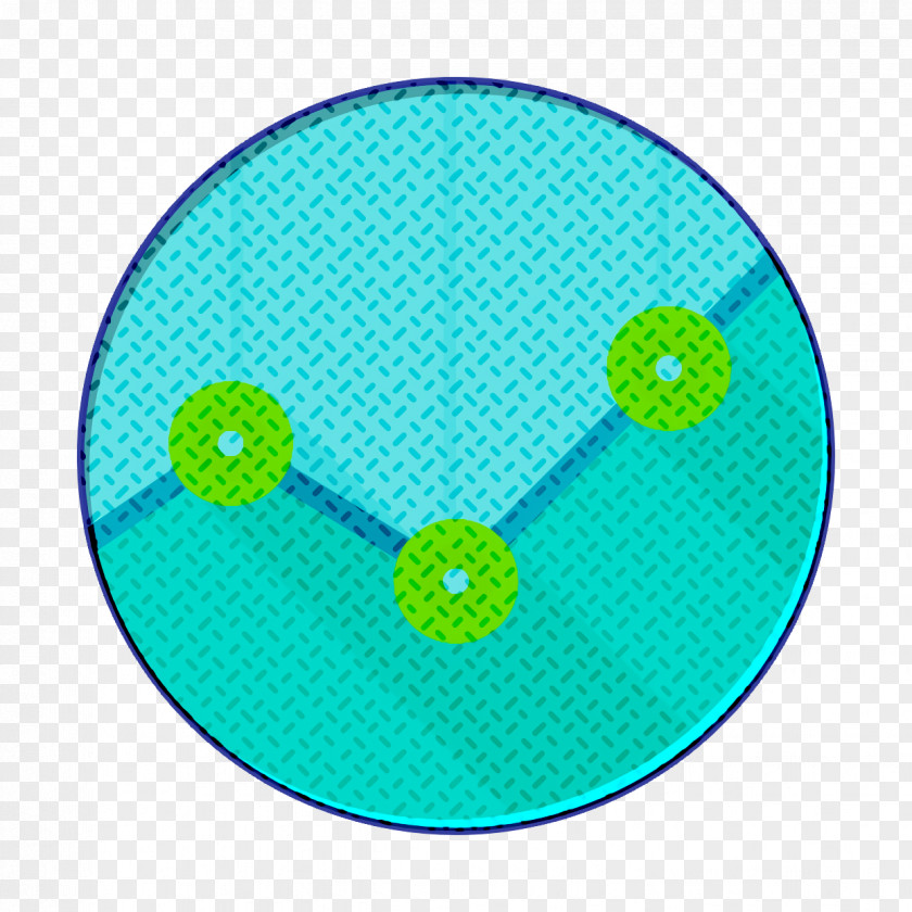 Turquoise Green Chart Icon Graph Mintie PNG