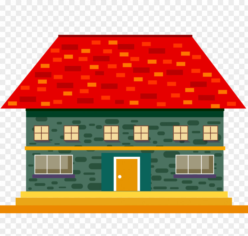 Cartoon Brick Roof Tiles Clip Art PNG