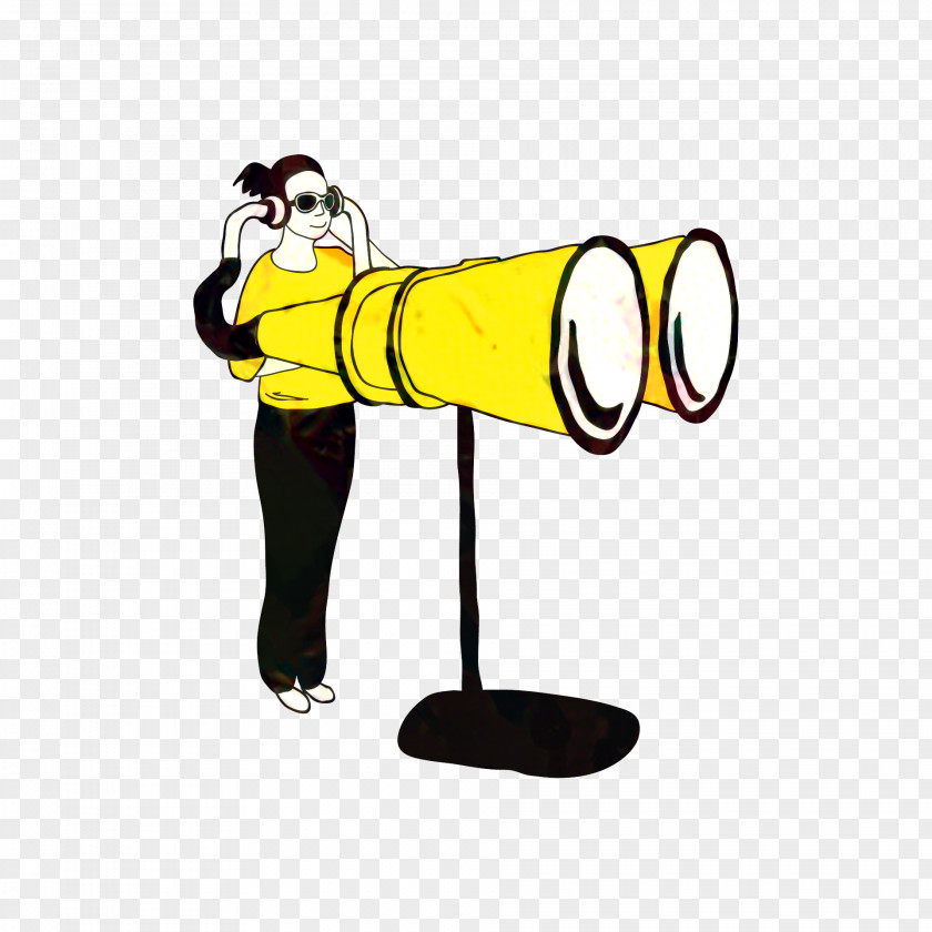 Cartoon Yellow Background PNG
