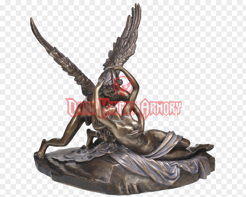 Cupid Statue Psyche Revived By Cupid's Kiss And Sculpture PNG