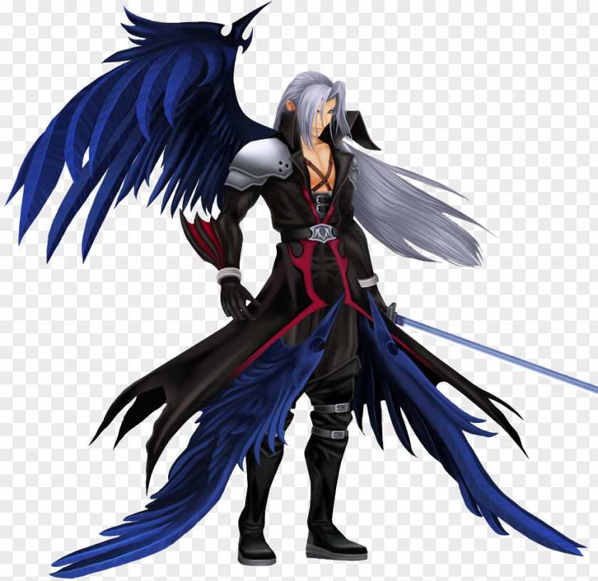 Final Fantsy Fantasy VII Kingdom Hearts Mix Sephiroth Zack Fair PNG