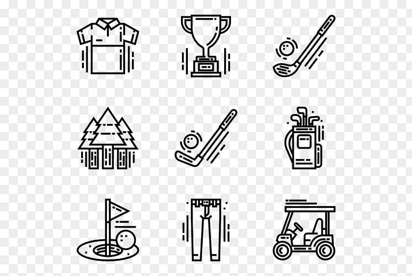 Golf Vector Middle Ages Icon Design Clip Art PNG