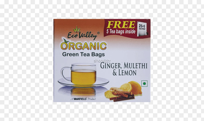 Lemon And Tea Green Earl Grey Organic Food Bag PNG