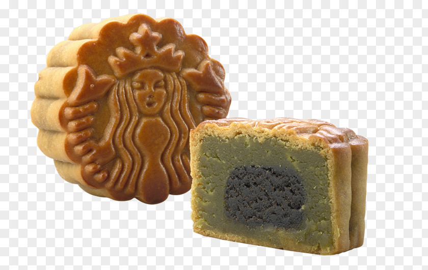 Mid-autumn Moon Decoration Snow Skin Mooncake Green Tea Petit Four PNG