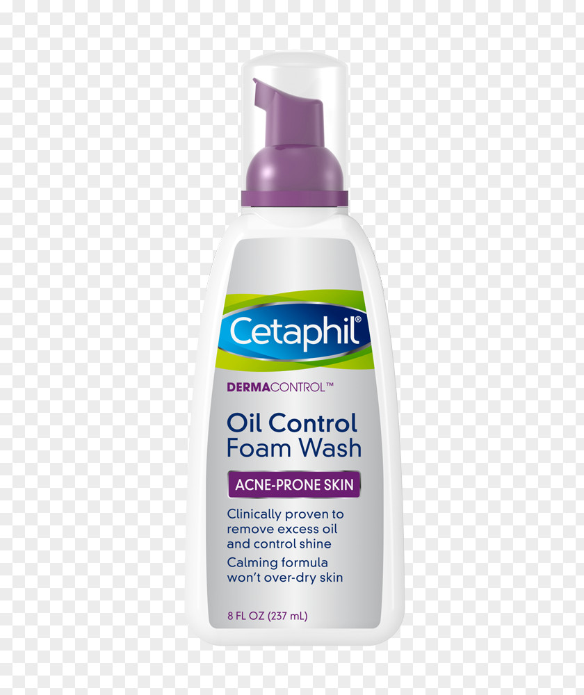 Pimple Cetaphil DermaControl Oil Control Foam Wash Cleanser Cosmetics Moisturizer PNG