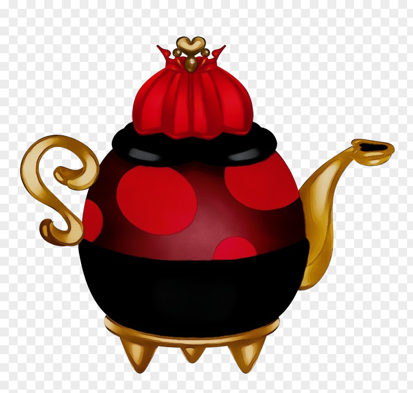Red Kettle Teapot PNG