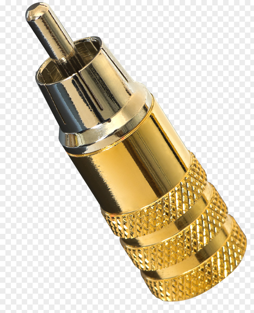 Brass RCA Connector Electrical XLR Cable PNG