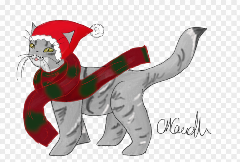 Cat Christmas Ornament Cartoon Tail PNG